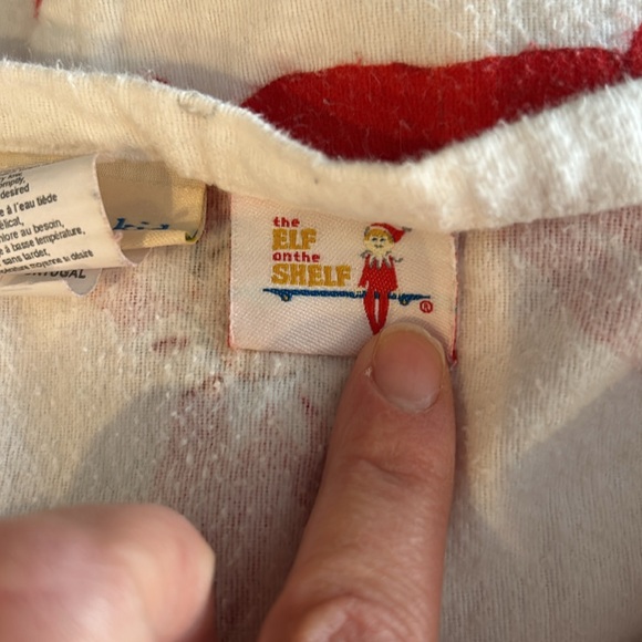 Pottery Barn Kids Elf on the Shelf Twin brushed flannel sheet set - Picture 4 of 4